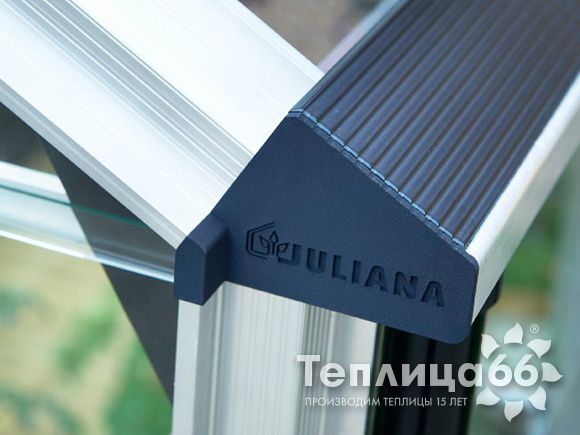 Теплица Juliana Gardener Aluminium, ширина 3,68 метра